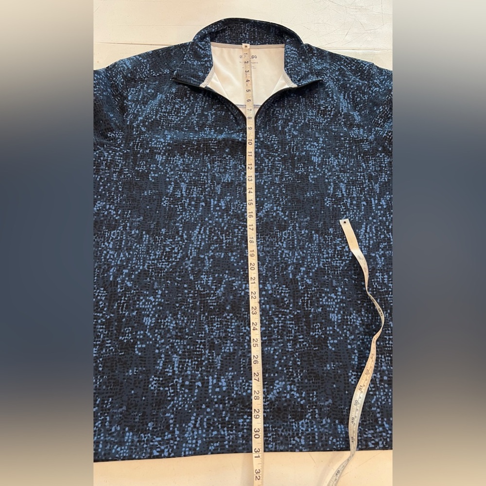 01.Algo Performance Polyester/Spandex Qtr Zip Swe… - image 2